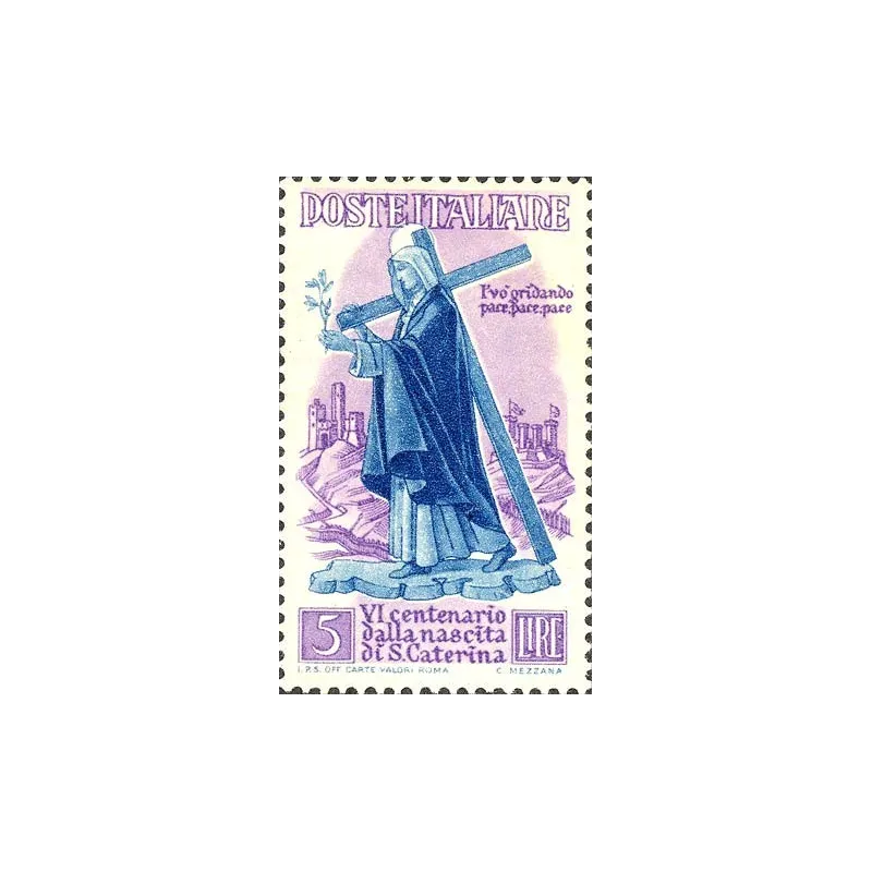 6e centenaire de la naissance de Sainte Catherine de Sienne