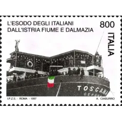 Quincuagésimo aniversario del éxodo de los italianos de Istria, Fiume y Dalmacia